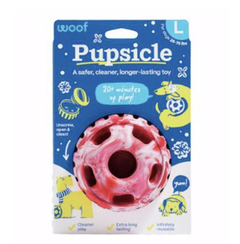 Woof Pupsicle Enrichment Dog Toy- Holiday Large