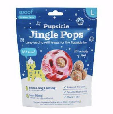 Woof Beef Jingle Pupsicle Refill Pops- Small