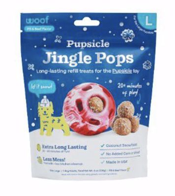 Woof Beef Jingle Pupsicle Refill Pops- Large