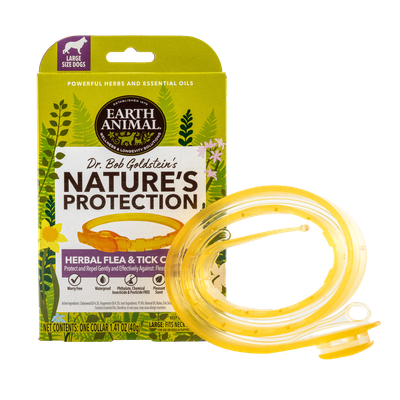 Earth Animal Large Herbal Flea &amp; Tick Collar for Dogs