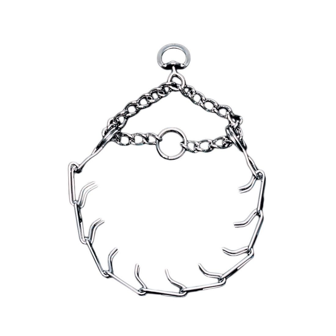 Coastal Titan Dog Training Collar, Colour: Chrome, Size: 2.0 MM X 14"