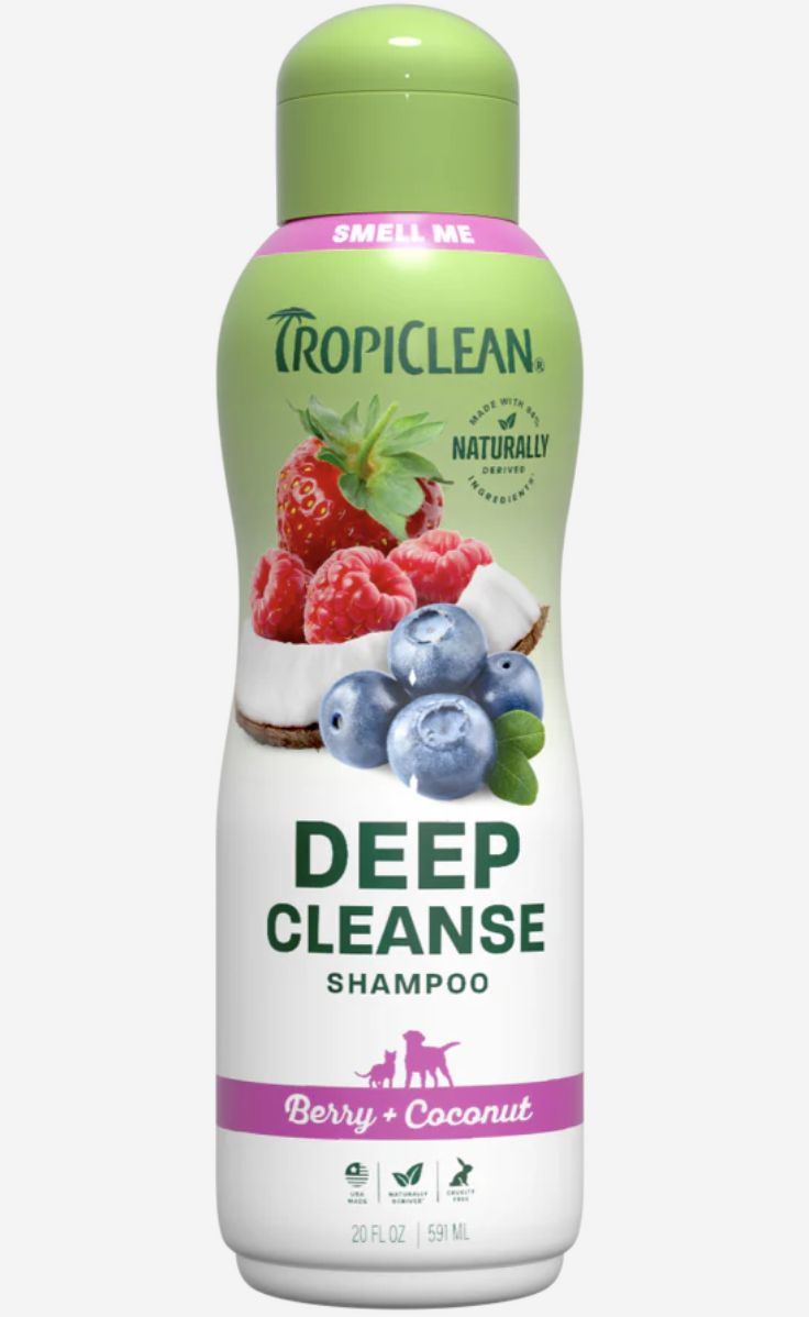 TropiClean Deep Cleansing Berry&amp;Coconut Pet Shampoo