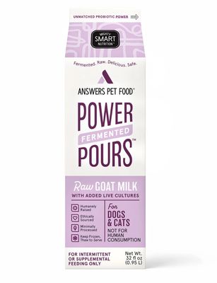 Answers Pet Food Frozen Fermented Raw Goat's Milk 1 Quart