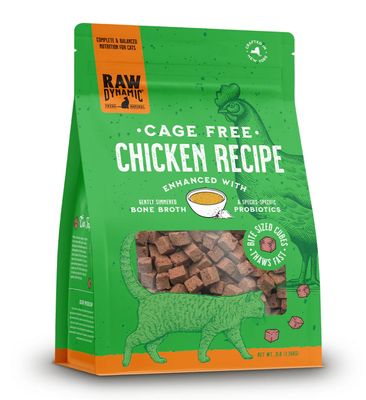 Raw Dynamic Frozen Raw Chicken Recipe Cat Food 3lb