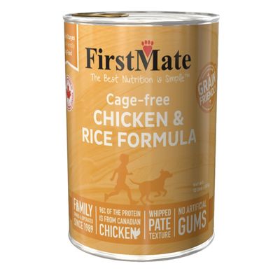 FirstMate Chicken &amp; Rice Formula Canned Dog Food 12.2 oz
