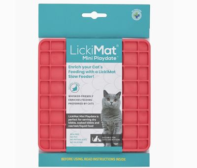 LickiMat Mini Playdate for Cats - Pink