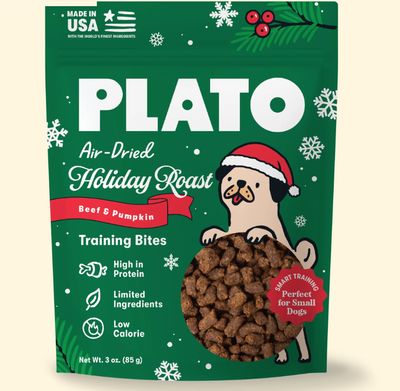 Plato Holiday Roast Air-Dried Training Bites 3oz