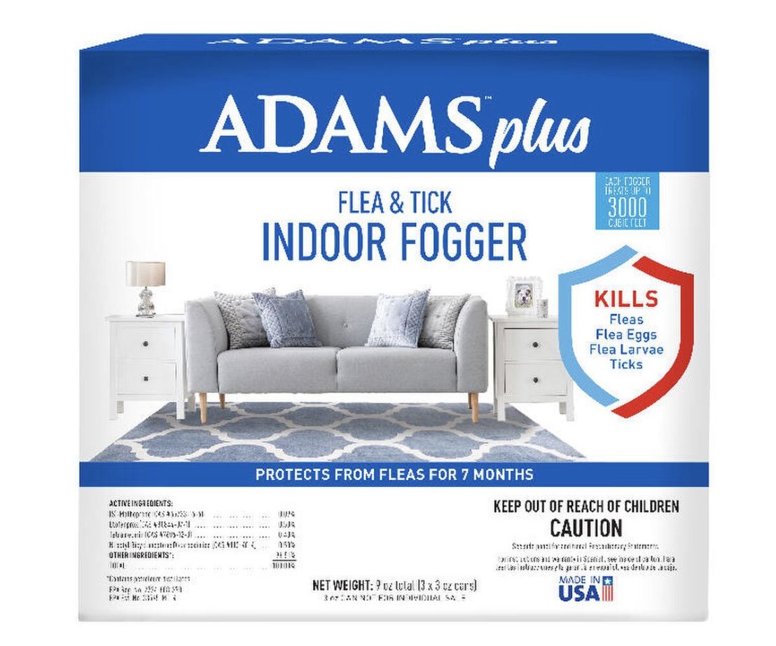 Adams Plus Flea &amp; Tick Indoor Fogger 3pk 3oz
