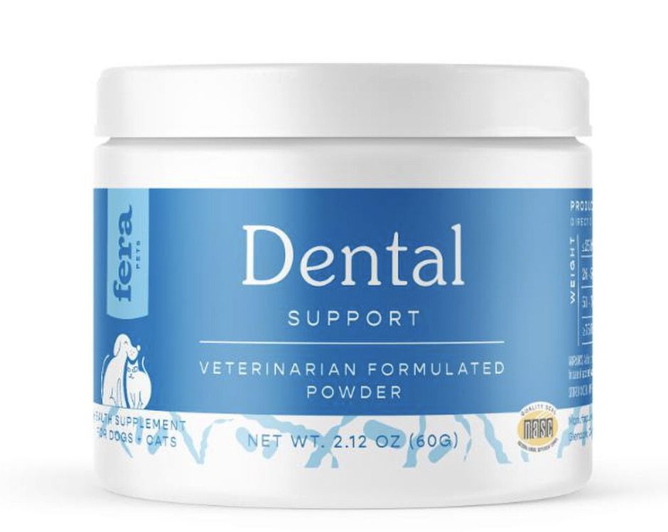 Fera Dental Support Powder for Cats and Dogs 2.12oz