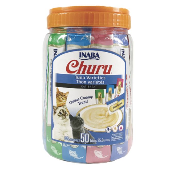 Inaba Churu Tuna Variety Cat Treats - 50pk