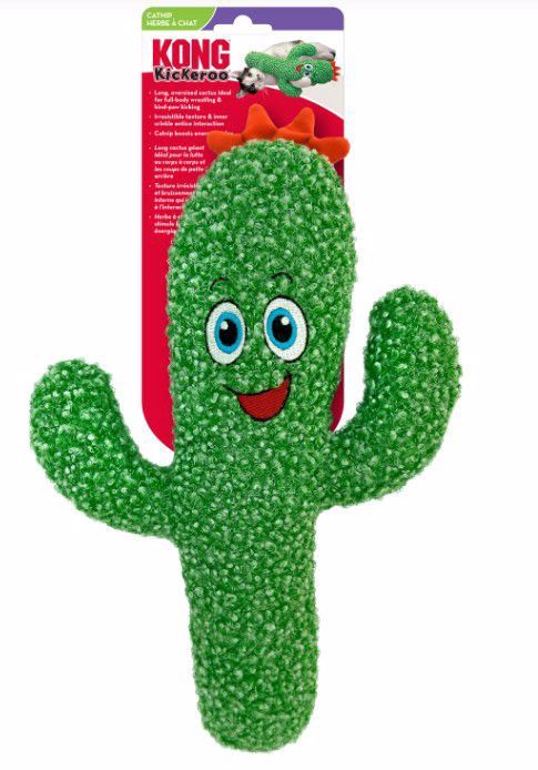 KONG Kickeroo Cactus Catnip Cat Toy
