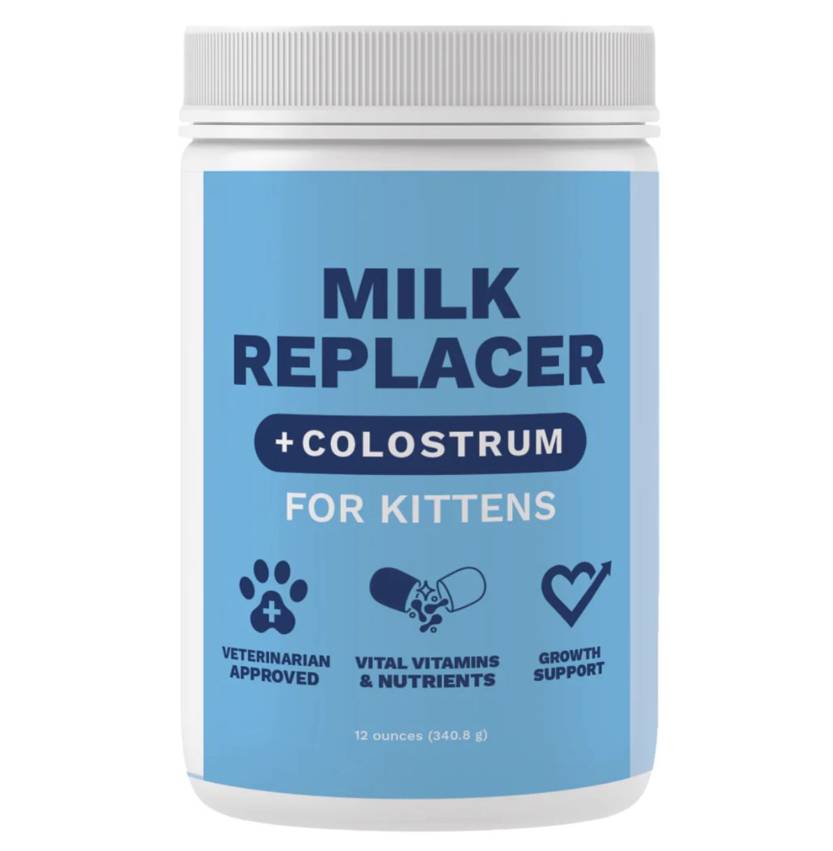 Under The Weather Kitten Cow Milk Replacer w/ Colostrum  120z
