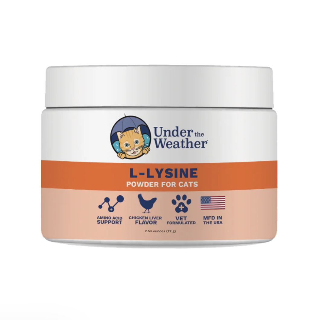 Under the Weather L-Lysine Powder for Cats 2.54oz