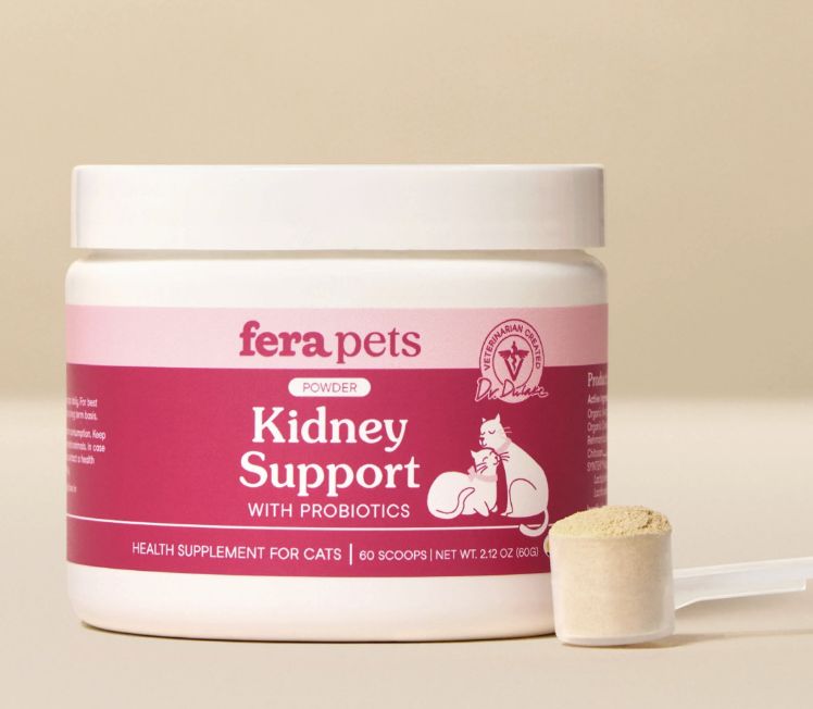 Fera Kidney Support Powder with Probiotics for Cats 2oz