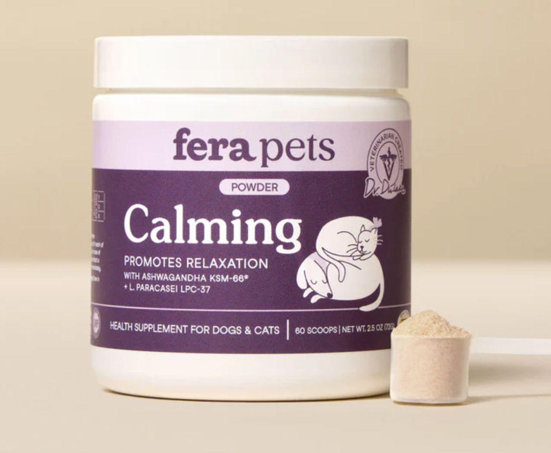 Fera Calming Calming Support Powder for Dogs and Cats- 2.5oz