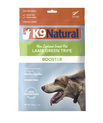 K9 Natural Lamb Green Tripe Freeze-Dried Booster Dog Food 7oz