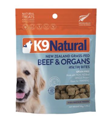 K9 Natural Beef Healthy Bites Dog Treats 1.76oz