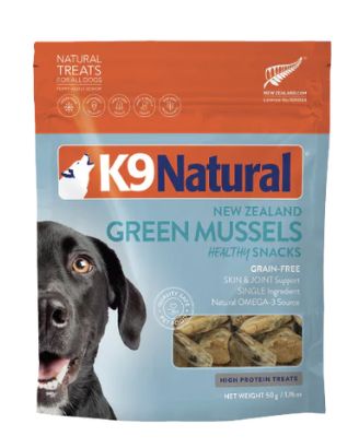K9 Natural Green Mussels Healthy Snacks Dog Treats 1.76oz