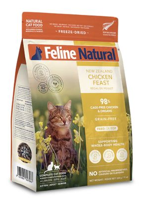 Feline Natural Chicken Feast Freeze-Dried Cat Food 11oz