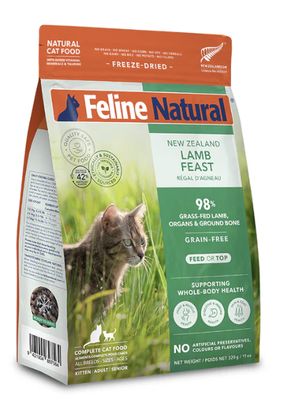 Feline Natural Lamb Feast Freeze-Dried Cat Food 11oz