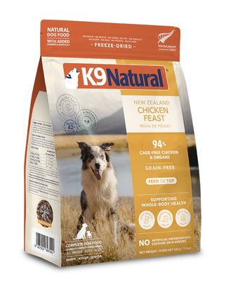 K9 Natural Chicken Feast Freeze-Dried Dog Food 17.6oz