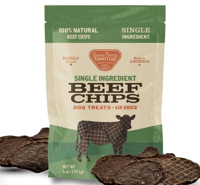 Gaines Family Farmstead Beef Chips Dog Treats 6 oz