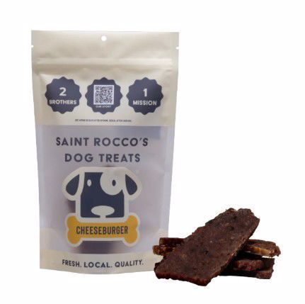 Saint Rocco's Cheeseburger Dog Treats 3oz