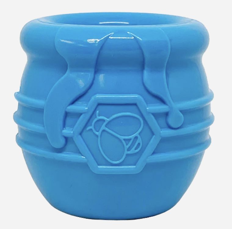 SodaPup PUP-X Honey Pot Treat Dispenser XL - Blue
