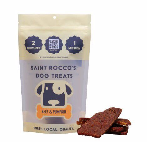 Saint Rocco's Beef and Pumpkin Dog Treats 8oz