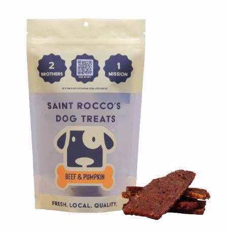 Saint Rocco's Beef and Pumpkin Dog Treats 3oz