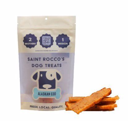 Saint Rocco's Alaskan Cod Dog Treats 3oz