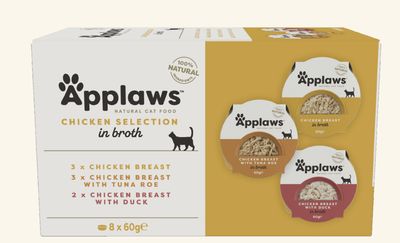 Applaws Applaws Pot Multipack Chicken Selection in Broth Cat 8pk
