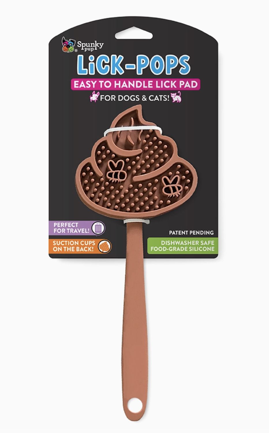 Spunky Pup Lick-Pops - Poop Emoji