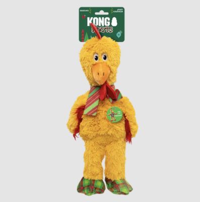 Kong Holiday Knots Chicken Dog Toy Med/Lg