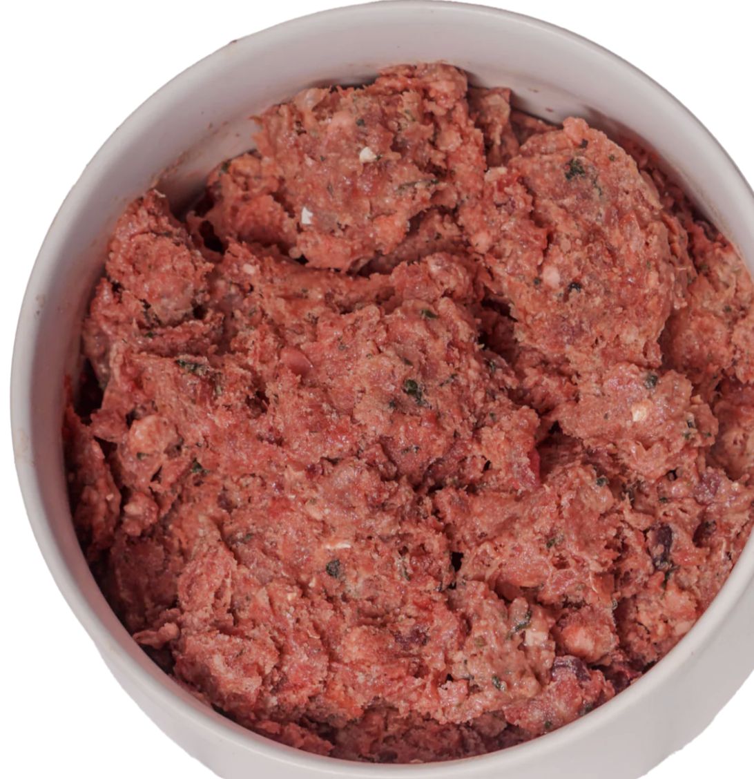 Albrights Frozen Beef and Pork Raw Dog Food 5lbs