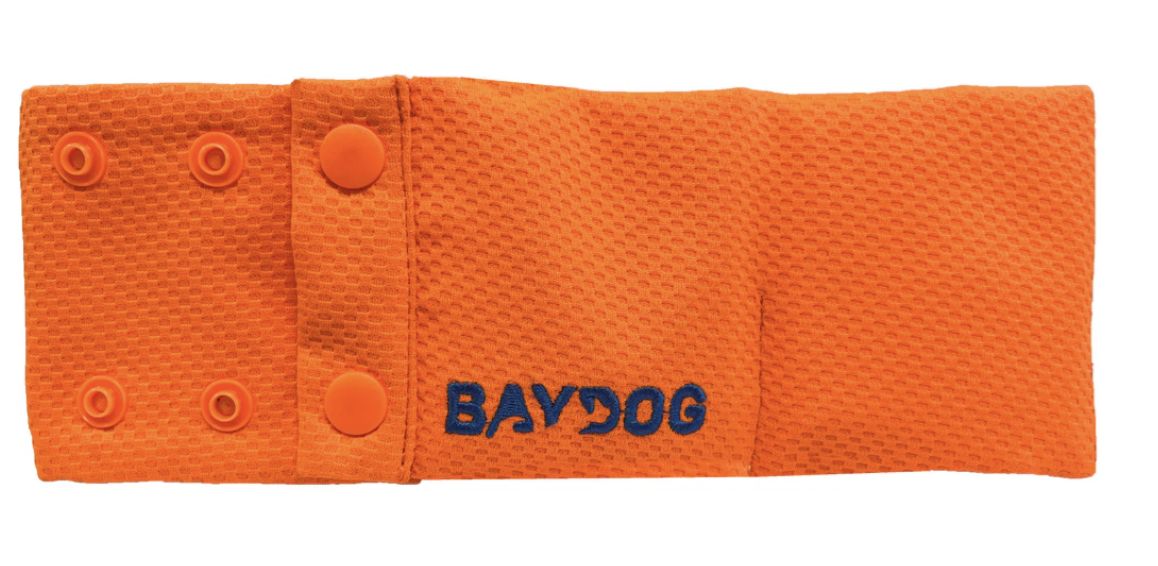 Baydog Blaze Orange Cooling Dog Collar - Medium