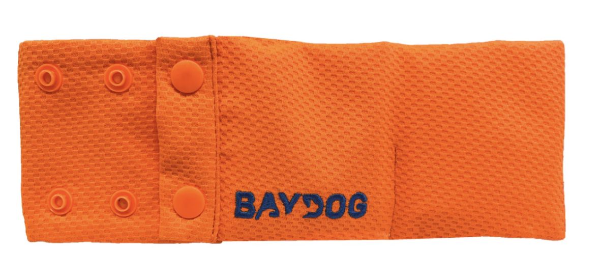 Baydog Blaze Orange Cooling Dog Collar - Small