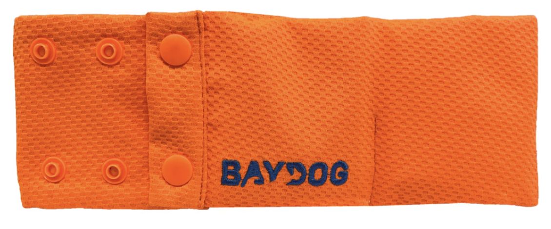 Baydog Blaze Orange Cooling Dog Collar - Large