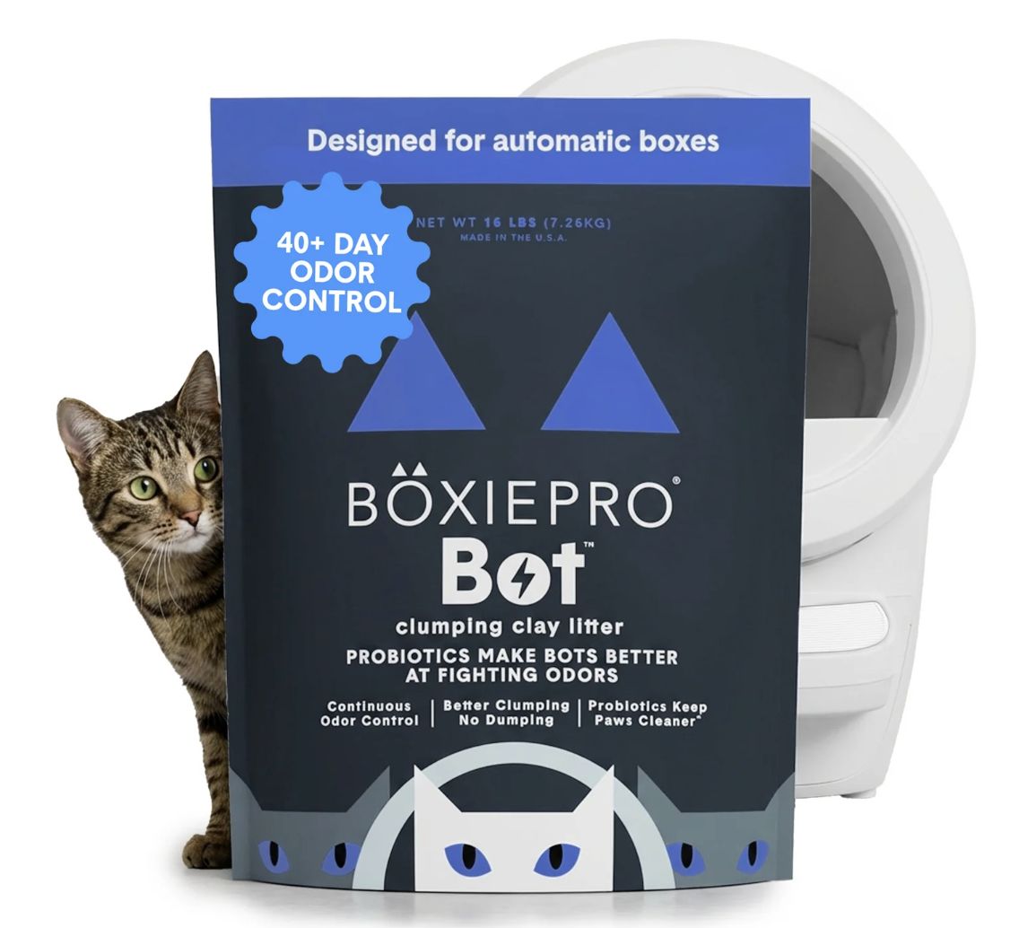 Boxiecat Pro Bot Probiotic Clay Litter- 16lb