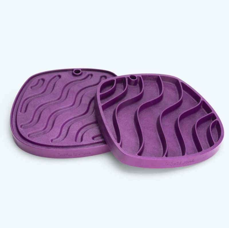 West Paw Tropic Red Waves Feast Mat