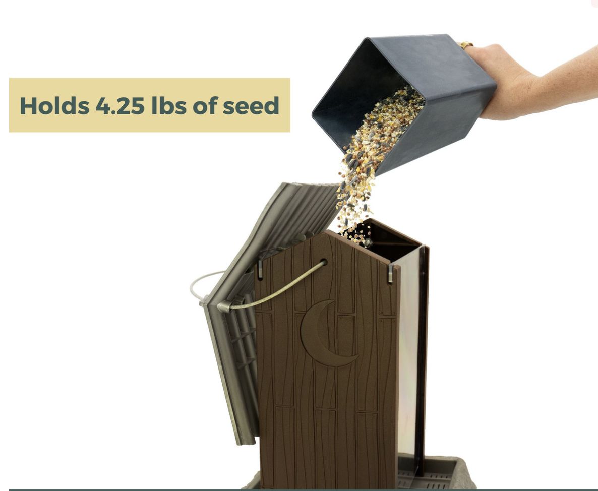 North States Village Collection Outhouse Birdfeeder