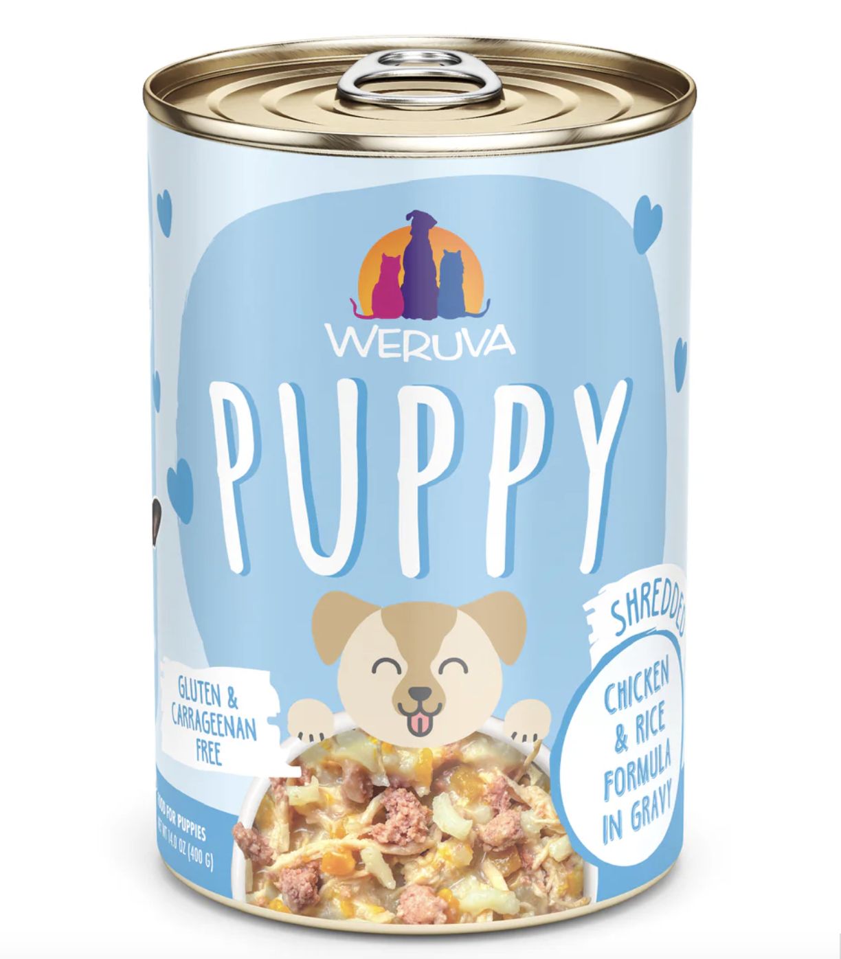 Weruva Puppy Canned Chicken and Rice Formula in Gravy 14oz