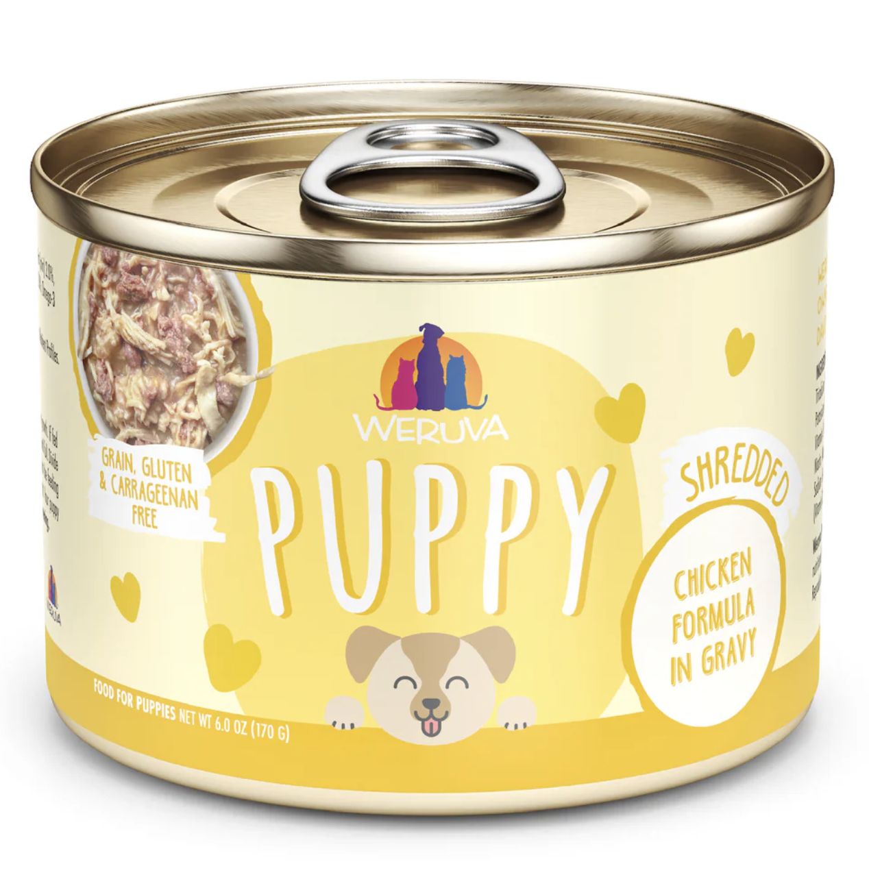 Weruva Puppy Canned Chicken Formula in Gravy 6oz