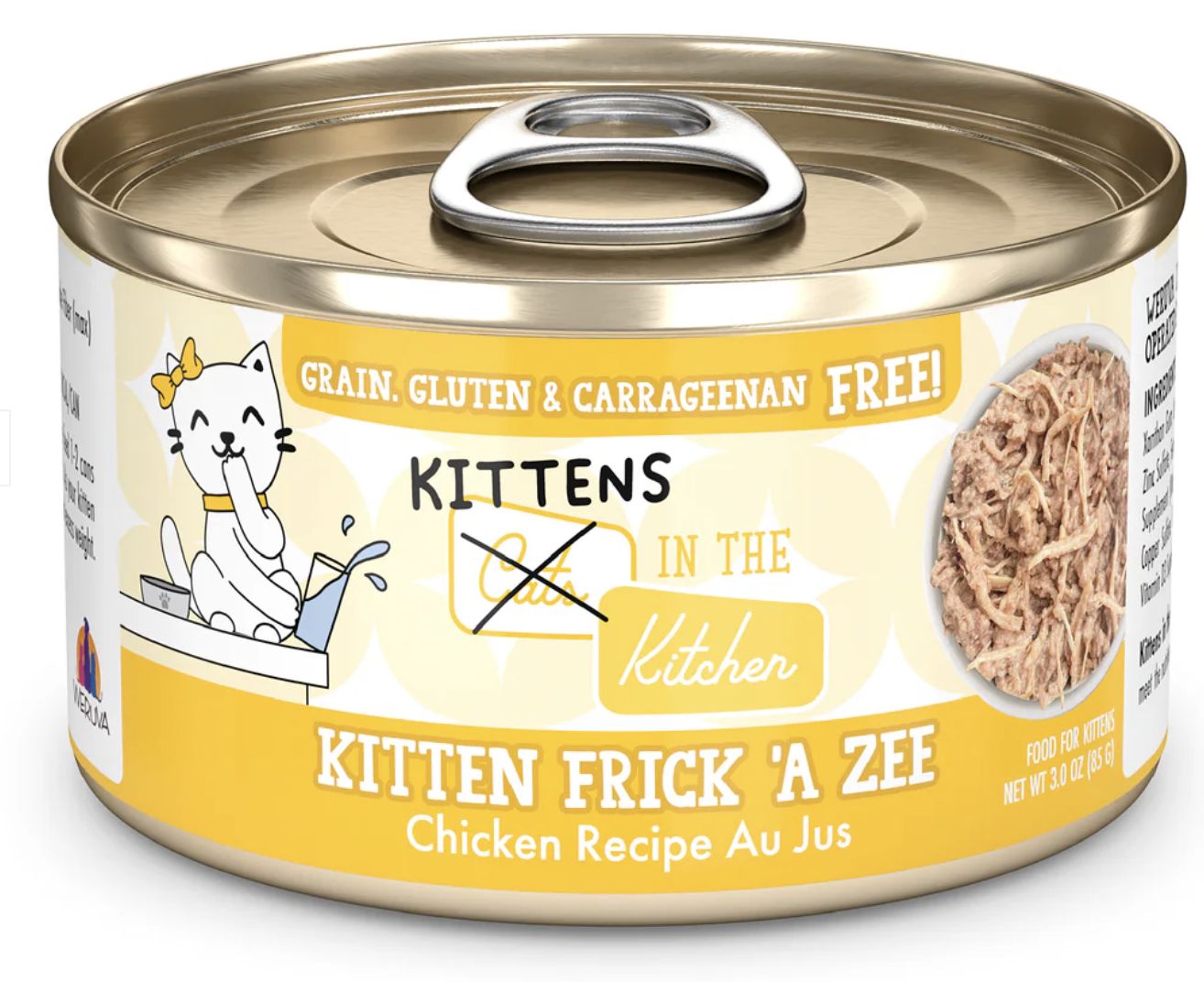 Kitten Frick A Zee Chicken Recipe Au Jus Canned Food 3oz