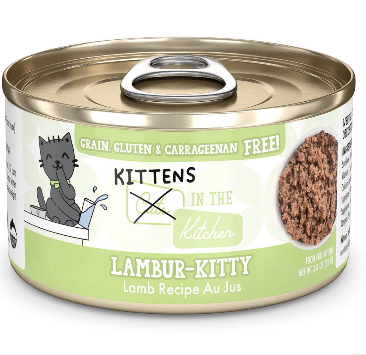 Lambur-kitty Lamb Recipe Au Jus Canned Food 3oz