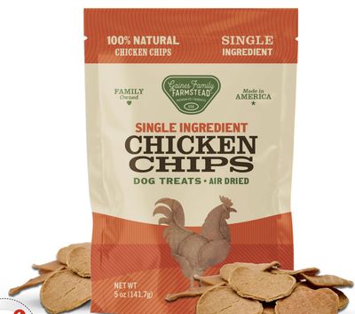 Gaines Family Farmstead Chicken Chips Dog Treats 6 oz