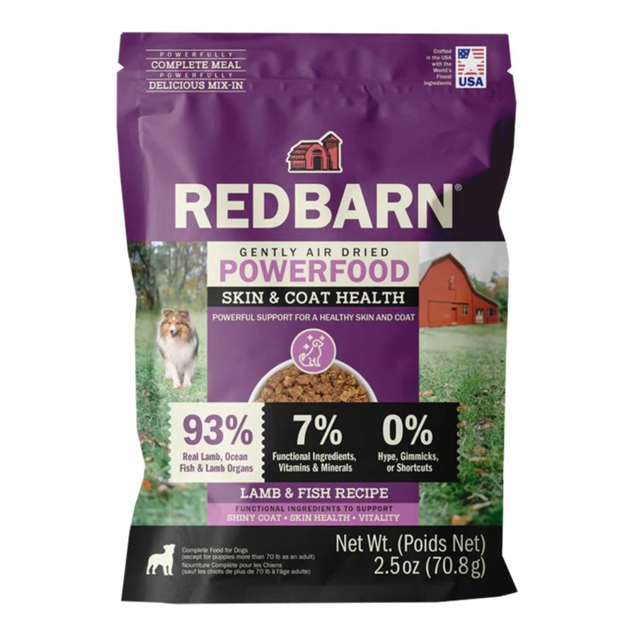 Redbarn Gently Air Dried Lamb and Fish Dog Food 2.5oz