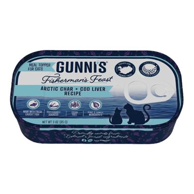 Gunni's Fisherman's Feast Char and Cod Liver Cat Food 3oz