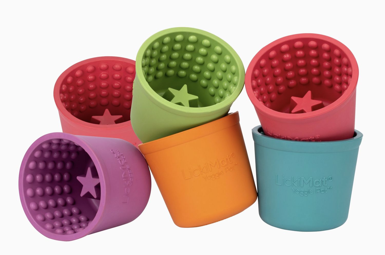 LickiMat Dog Yoggie Pot - Pink