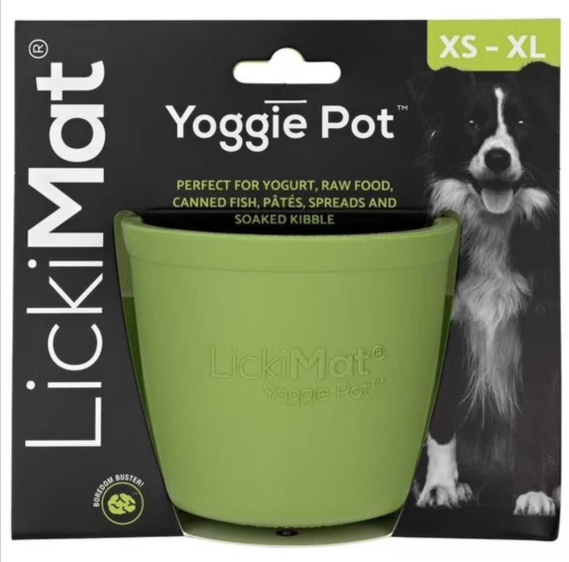 LickiMat Dog Yoggie Pot- Green